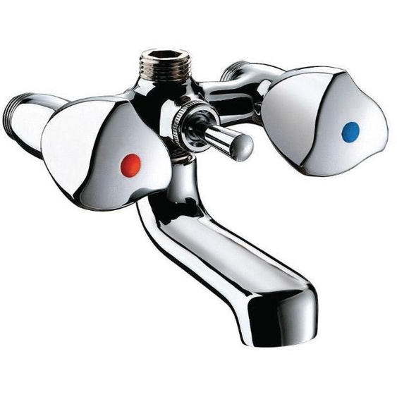 Mélangeur Bain/Douche bicommande bec fixe 1/2 DELABIE D2408