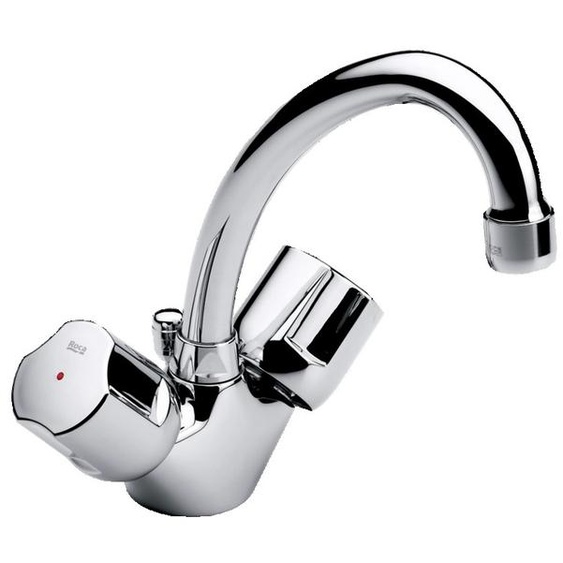 Mélangeur de lavabo bec pivotant NIAGARA Plus monotrou - ROCA - A5A3669C00