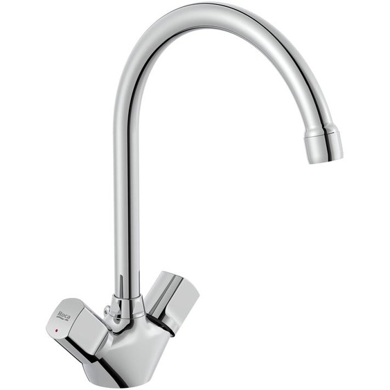 Mélangeur évier BRAVA monotrou à bec mobile - ROCA - A5A848EC0F