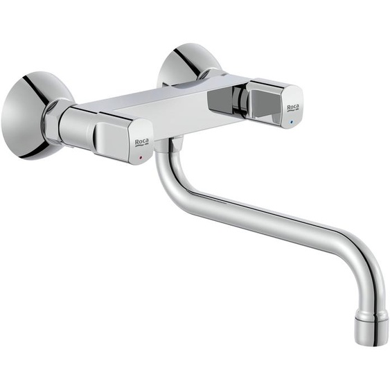 Mélangeur évier BRAVA mural à bec mobile ROCA A5A768EC0F