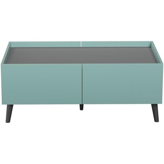 Melton table basse bleu, gris.