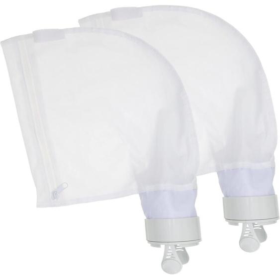 Sacs à Limon adaptables pour Polaris 280 480 Robot Nettoyeur Piscine. Lot de 2 Sacs filtres Nylon renforcés à Fermeture éclair Zip K13 (Lot de 2)