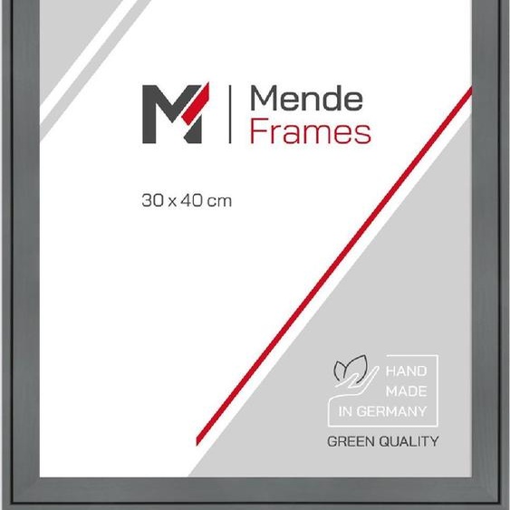MendeFrames H120 Gris 50x60 cm cadre en bois avec verre musée