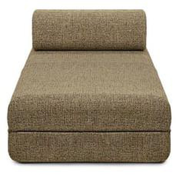 Méridienne convertible tweed gris