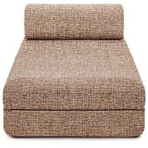 Méridienne convertible tweed gris