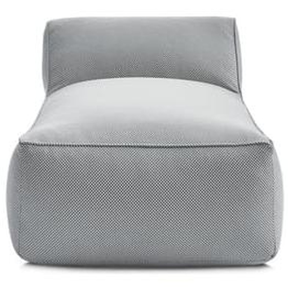 Méridienne sans accoudoir pour canapé de jardin modulable RIVIERA tissu chiné
