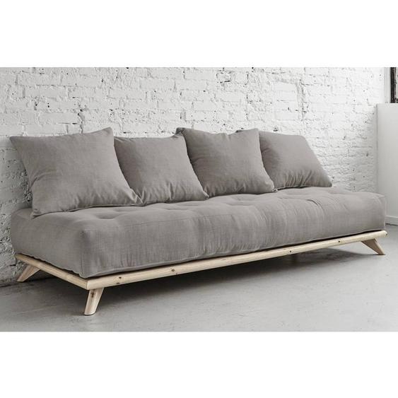 MerIdienne SENZA matelas futon gris granite couchage 90*200cm