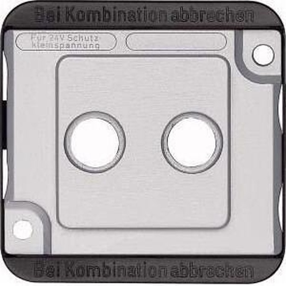 Merten 294660 Wandplatte/Schalterabdeckung Silber (294660)