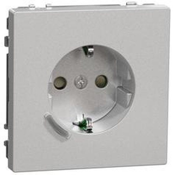 Merten Connected Prise de courant CEBEC Acier inoxydable MEG2380-6036 (MEG2380-6036)