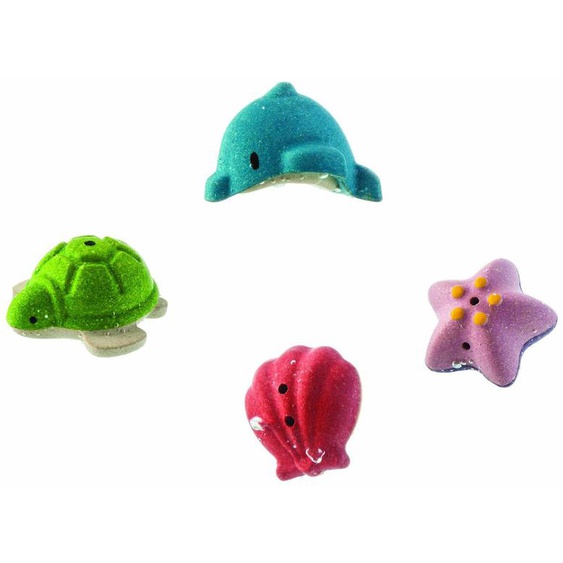 Mes Animaux Marins Pour Le Bain Bleu