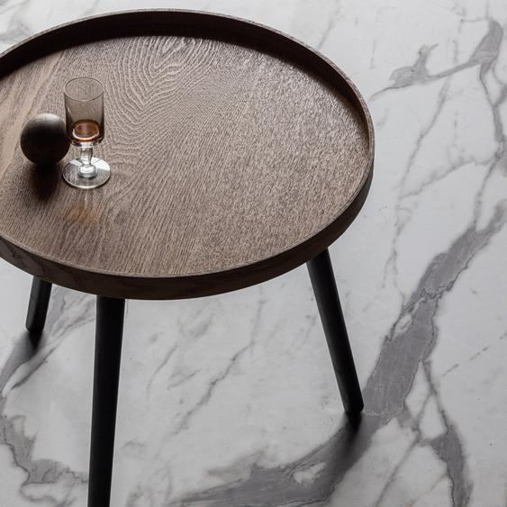Mesa - Table dappoint ronde en bois ø45cm - Couleur - Bois clair