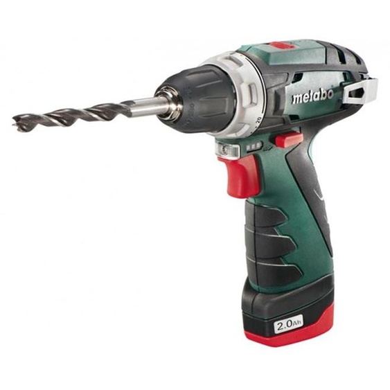 metabo 600080500 metabo POWERMAXX BS Akku-Bohrschrauber-Set 12,0 V, mit 2 Akkus
