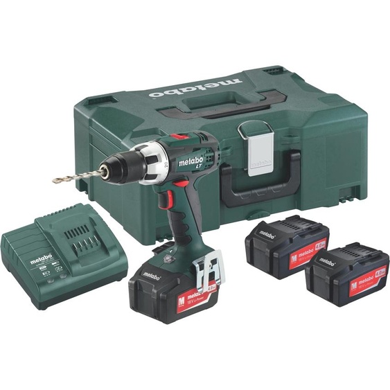 METABO Perceuse-visseuse sans fil BS 18 LT, 3x4 Ah, metaLOC