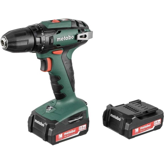 Metabo BS 14,4V + 2x batterie + coffret Perceuse-visseuse sans fil