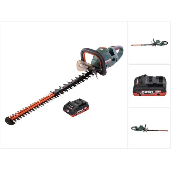 Metabo HS 18 LTX BL 65 Taille-haie sans fil 18 V 60 cm brushless + 1x Batterie 4,0 Ah - sans chargeur