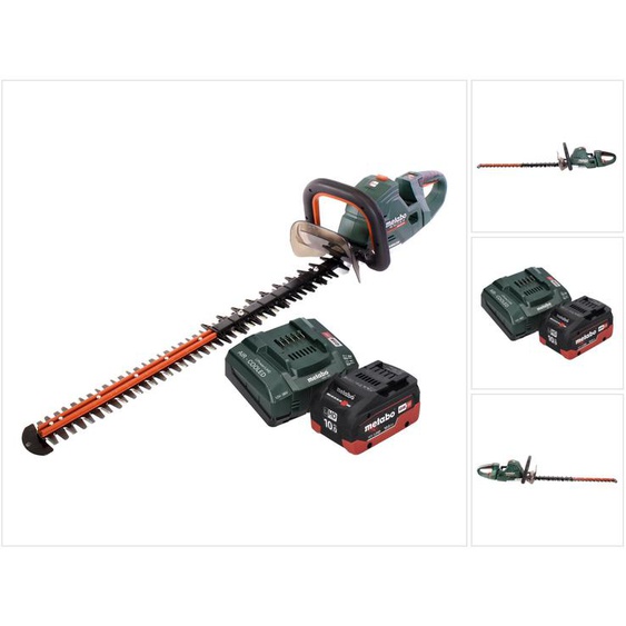 Metabo HS 18 LTX BL 75 Taille-haies sans fil 18 V 75 cm Brushless + 1x batterie 10,0 Ah + chargeur
