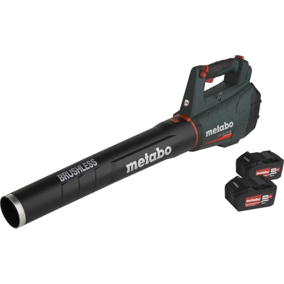 Metabo LB 18 LTX BL - Souffleur de feuilles - sans fil - 18 V - 5.2 Ah - 2 batteries