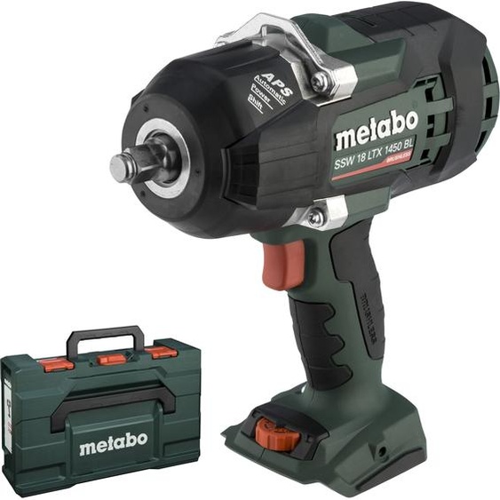 Metabo SSW 18 LTX 1450 BL - Visseuse à choc - sans fil - entraînement carré 1/2 pouce - 1450 N-m - sans batterie