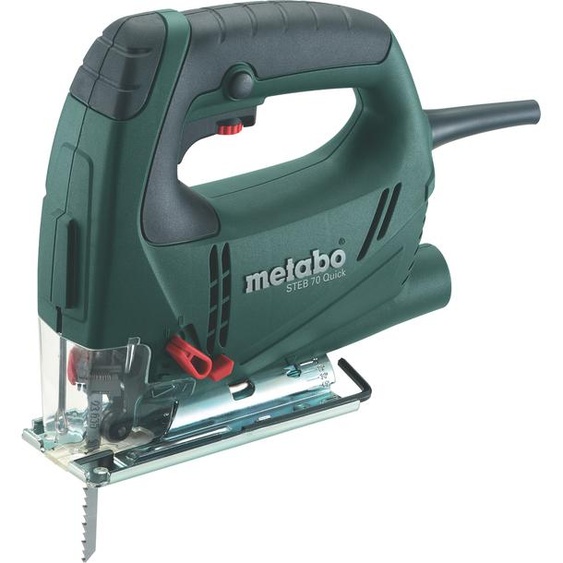METABO Scie sauteuse STE 100 Quick dans son carton, puissance absorbée nominale:570 W, nombre de courses:900-3300 min-1, profondeur de coupe bois:70 mm, profondeur de coupe acier:6 mm