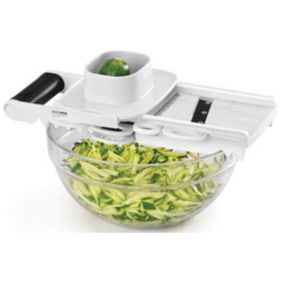 METALTEX Mandoline multi-usage Mandolino, 5 râpes, blanc