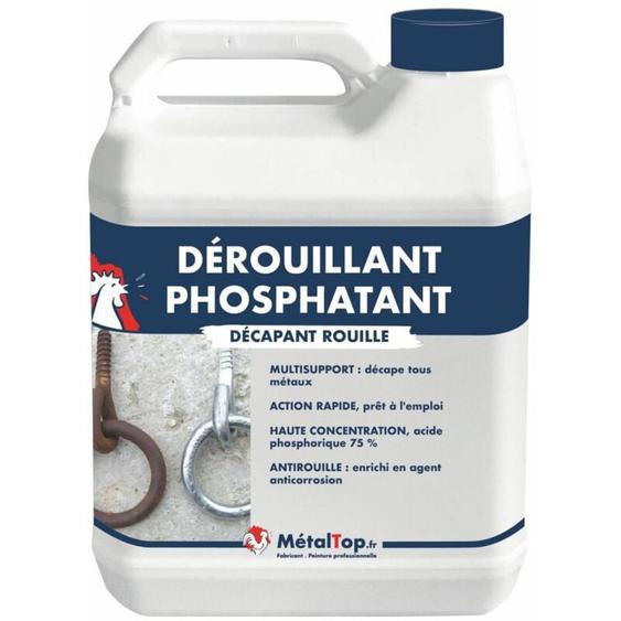 Metaltop - Décapant Rouille - 5 l - Incolore