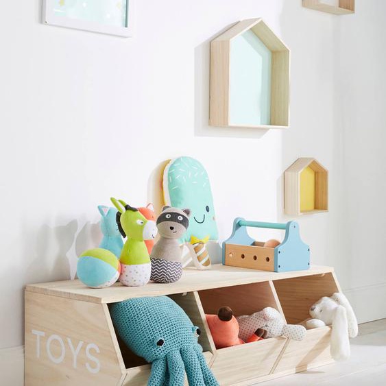Meuble 3 bacs Toys bois