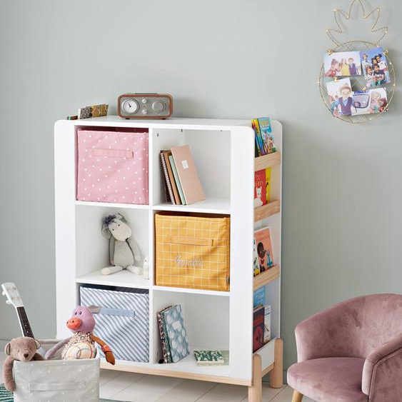 Meuble 6 cases blanc