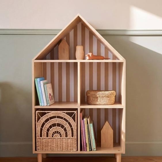 Meuble à cases maison bois