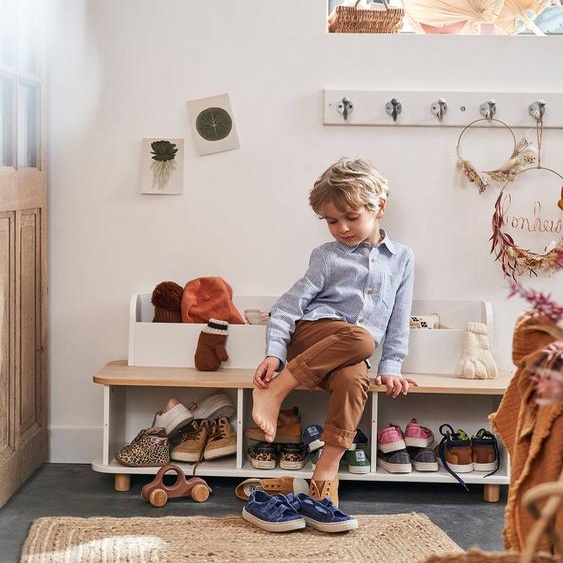 Meuble à chaussures PTILOU blanc