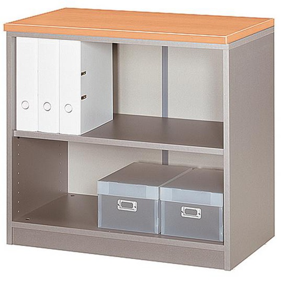 Meuble bas Activity sans portes - H.73 x L.80 x P.45 cm - Corps Aluminium