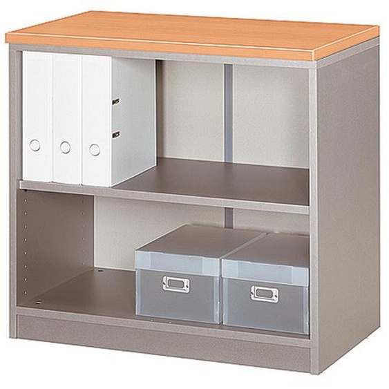 Meuble bas ACTIVITY sans portes - H.73 x L.80 x P.45 cm - Corps Aluminium