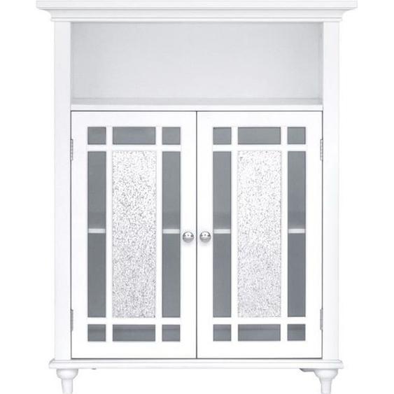 Meuble bas de rangement salle de bain - Teamson Home - Blanc - Contemporain - Design - Enfant