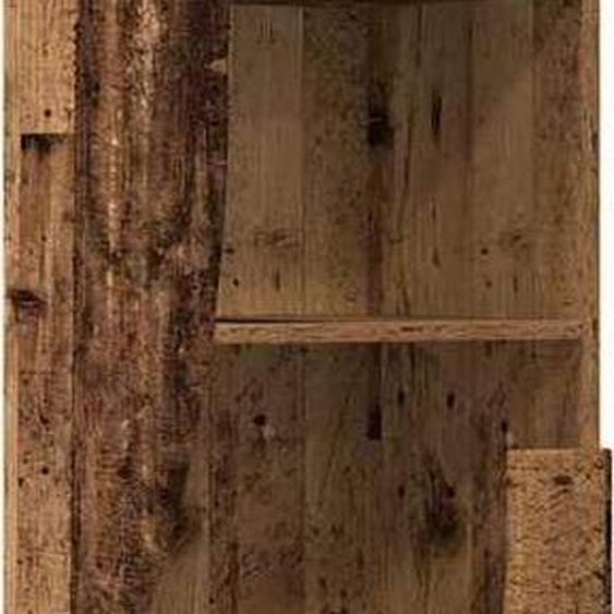 Meuble dangle Bois ancien 32x32x140cm Bois dingénierie