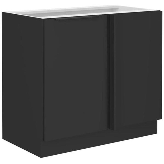 Meuble dangle extensible SAJU - largeur 105 cm, noir