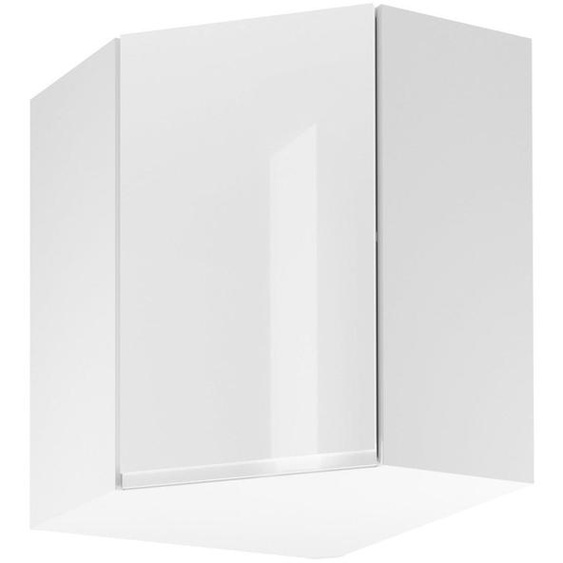 Meuble dangle haut ARBOR - 60x60 cm, blanc brillant, version droite