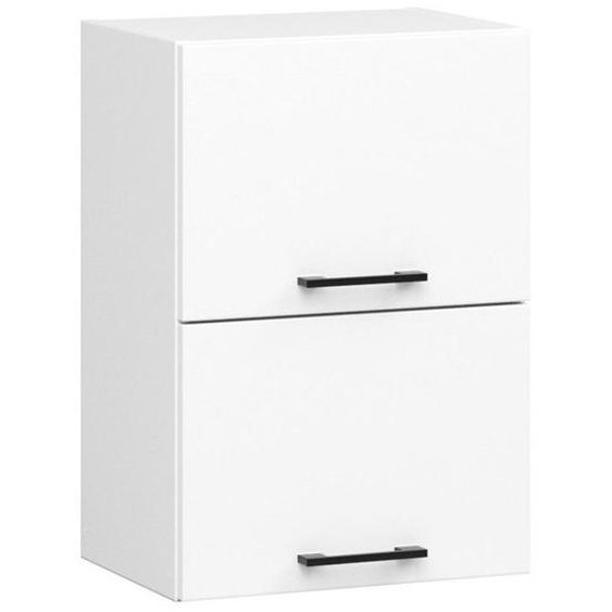Meuble de cuisine haut AKORD W40 OLIWIA G2 modulable Blanc 40 cm 2 portes façade Blanche 2 étagères 40x30x58 cm