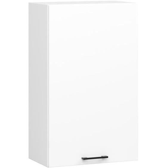 Meuble de cuisine haut AKORD W50 H720 Blanche 1 porte, 2 étagères 72x50x30 cm