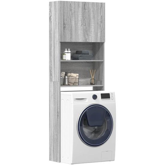 Meuble de machine à laver sonoma gris bois dingénierie