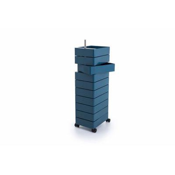 Meuble de rangement 360° - bleu - L