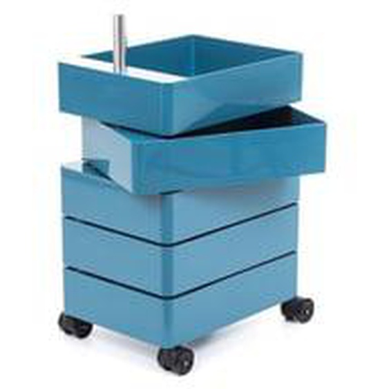 Meuble de rangement 360° - bleu - M