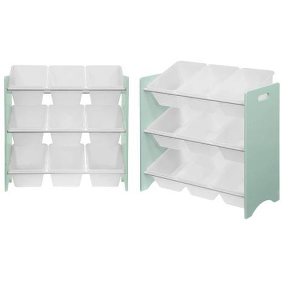 Meuble De Rangement Jouet 9 Casiers (lot De 2) Tobias Vert Céladon