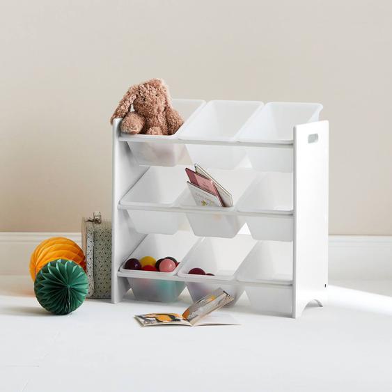 Meuble De Rangement Jouet 9 Casiers Tobias Blanc