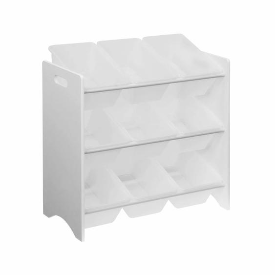 Meuble De Rangement Jouet 9 Casiers Tobias Blanc