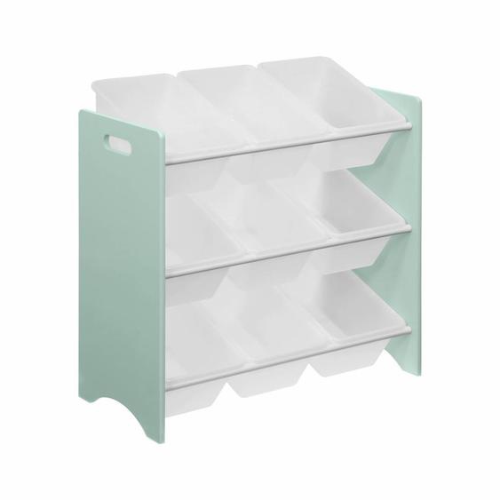 Meuble De Rangement Jouet 9 Casiers Tobias Vert Céladon