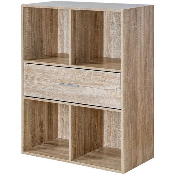 Meuble de rangement ORIGAME - 4 cases, 1 tiroir -