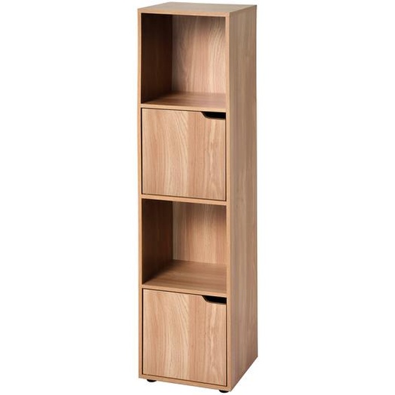 Meuble de rangement STAVRA – 4 cases, 2 portes -