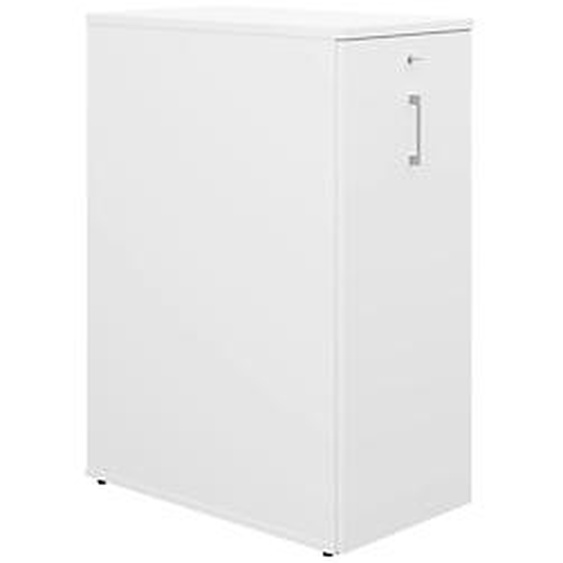 Meuble de rangement Tower mélaminé Haut. 110 cm - Blanc