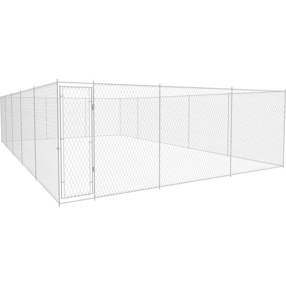 Meuble dextérieur pour chien Acier galvanisé 950x570x185 cm - Autres accessoires pour chiens 145036