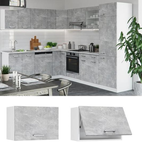Elément haut de cuisine R-Line, 60 cm Plat, Béton, Vicco