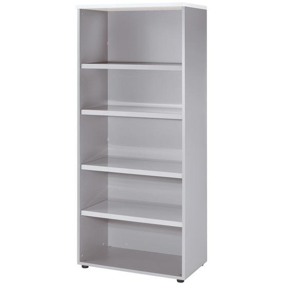 Meuble haut ACTIVITY - L.80 x H.180 cm - Sans porte - Corps Aluminium - Top Blanc